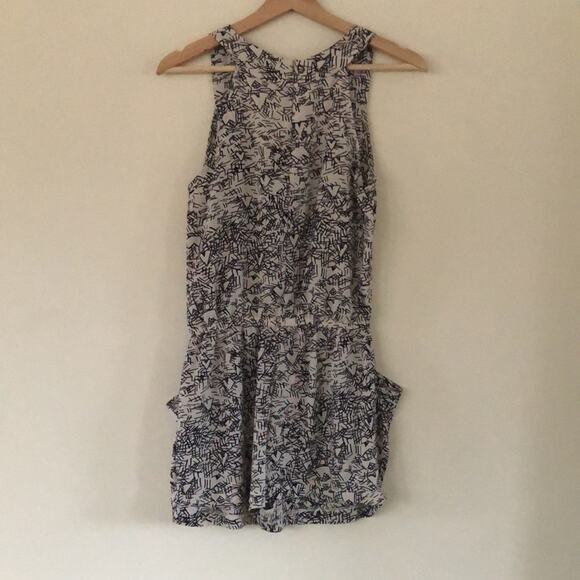 Forever 21 Floral Print Shorts Romper Jumpsuit Strapless Size S Summer - Picture 8 of 8